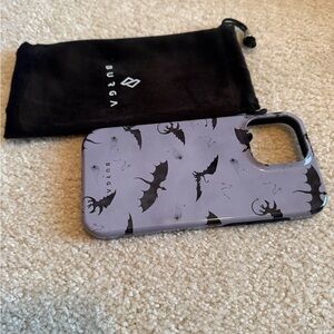 Brand New Burga Grey Dragon Design Phone Case